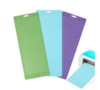 Lot de 3 tapis de découpe pour travaux manuels | Tapis de découpe pour machine de gravure en PVC, matelassage, projets artistiques, papier de cuisine