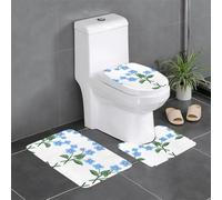 Lot de 3 tapis de sol antidérapants en flanelle, épais et absorbants, pour salle de bain et toilettes, motif HJFCZH Don't Forget I Love You, 61 x 40,6 cm