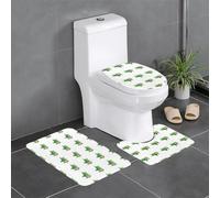 Lot de 3 tapis de sol antidérapants MJHKXLJ Little Girl tenant le muguet imprimés en forme de U, hermétiquement fixé, absorbant et durable, épais et confortable