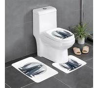 Lot de 3 tapis de sol antidérapants WHJSHOP Moon Leader, en forme de U, fermement fixés, absorbants et durables, épais et confortables