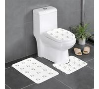 Lot de 3 tapis de sol antidérapants YYHHAOFA Bubble Sheep en forme de U, fermement fixé, absorbant et durable, épais et confortable