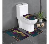 Lot de 3 tapis de sol antidérapants YYHWHJDE motif vignes sur la falaise pour un confort ultime, Master Bathrooms