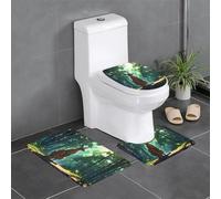 Lot de 3 tapis décoratifs en peluche Kangourou doux pour salle de bain, chambre à coucher, cuisine, baignoire, maison, extérieur absorbant, tapis