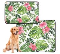 Lot de 3 tapis d'urine lavables pour chien antidérapants pour cage d'avion 50,8 x 61 cm New York Doodle American Travel