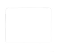 Lot de 3 tapis en silicone pour protéger la chaleur des tables, 40 x 30 cm, avec fond antidérapant mat, convient pour les tasses et les casseroles chaudes (blanc)