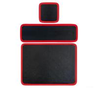 Lot de 3 tapis magnétiques pour réparation de voiture, garage, atelier, plateau de 330 x 255 mm, organiseur pour vis rouges, clés à molette, rangement sécurisé 190 x 150 mm