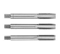 Lot de 3 tarauds manuels M8 DIN 352 Bo?te en plastique TOPEX 14A208.