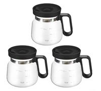 Lot de 3 tasses à café en verre résistant à la chaleur, 473,6 g, 11,9 x 10,2 cm, isothermes transparentes, tasses à café de grande capacité pour thé, chocolat