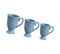 Lot de 3 tasses à café miniatures élégantes pour décoration de maison de poupée à l'échelle 1/6 1/12