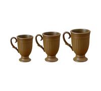 Lot de 3 tasses à café miniatures élégantes pour décoration de maison de poupée à l'échelle 1/6 1/12