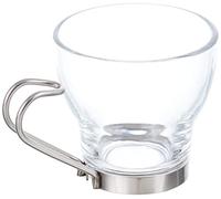 Lot de 3 Tasses à expresso - 10 Cl-on Inox Oslo Bormioli 121890