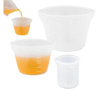 Lot de 3 tasses à mesurer en silicone 100/250/500 ml Vendos85