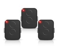 Lot de 3 Télécommande Compatible Nice Era ONE2/ON2E/ON4E/ON1E,433,92 MHz Télécommande Porte de Garage,Rolling Code,2 Canaux(Noir)