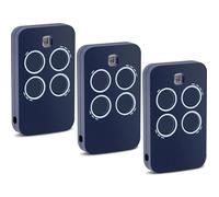 Lot de 3 Télécommande Genius 433.92Mhz 4 Canaux Compatible avec Genius Echo TX4 433 RC Echo TX2 433 RC TE443H Bravo