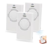 Lot de 3 télécommande portail, 868 MHz universelle télécommande portail 4 canaux, compatible avec XT4 868 SLH LR, blanc