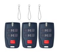 Lot de 3 Télécommandes 4 Canaux 433.92 MHz - Compatible avec systèmes de porte de garage de chez BFT MITTO B RCB04 R1 / RCB02 / Cool C4 - Remplacement idéal