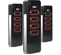 Lot de 3 télécommandes 868 MHz pour Pearl 4018V000, 4 canaux d'ouverture de garage pour 4015862001900, code rouleau, 3 pièces