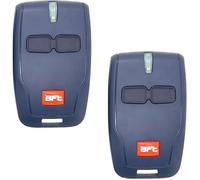 Lot de 3 Télécommandes BFT Mitto 2 Boutons 433 MHz Télécommande Universelle pour Ouvre-Porte de Garage