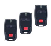 Lot de 3 télécommandes de Garage pour BFT MITTO 2, 433 MHz, télécommande BFT à 2 Boutons, Compatible avec Les Portes de Garage