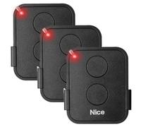 Lot de 3 Télécommandes de Portail NICE Era One 2 Canaux 433.92Mhz Rolling Code Remplacement pour ON1E, ON2E, ON4E pour Portail Roulant et Garage