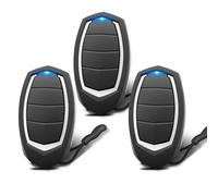 Lot de 3 télécommandes de porte de garage universelles 433,92 MHz pour motorline, télécommandes, cloneur 4 canaux, compatible avec MX4SP, MXS4SP, MX5SP, RCM, DSM