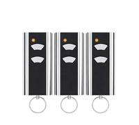 Lot de 3 télécommandes de rechange pour émetteur manuel Normstahl RCU 433-2, RCU 433-4, EA433 2KM, EA433 2KS, T433-4, 433,92 MHz, 2 canaux, compatible avec la motorisation de porte de garage Crawford