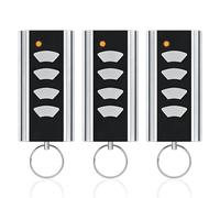 Lot de 3 télécommandes de rechange pour émetteur manuel Normstahl RCU433-4K, RCU433-2K, EA433 2KM/2KS/4KS, 433 MHz, 2 canaux, compatible avec les motorisations de portail Crawford Entrematic