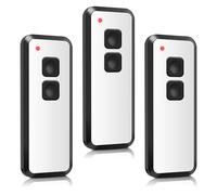 Lot de 3 télécommandes de rechange pour Novoferm - Ouverture de porte de garage - 433,92 MHz - 2 canaux - Pour Novotron 522, 524, 502 MAX43-2, 512 Mix 43-2, TM15910001150