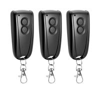 Lot de 3 télécommandes de rechange pour ouvre-garage EcoStar RSC2 433, compatible avec la télécommande de porte de garage Hörmann Liftronic 500, 700, 800 et Portronic - 433,92 MHz