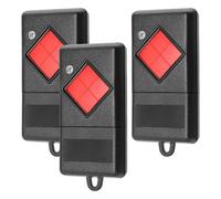 Lot de 3 télécommandes d'ouverture de porte de garage 40,685 MHz pour Dicket MAHS40-01, MAHS40-04, 4 canaux