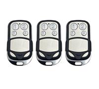 Lot de 3 télécommandes d'ouverture de porte de garage pour Normstahl 433,92 MHz 502 EA433 2KS, EA433 4KS, RCU 433-2, RCU 433-4, EA433 2KM Micro, N002800, T433-4