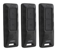 Lot de 3 Télécommandes FAAC XT2 433/868 FDS - 787017 + 1 porte-clés Domobip G