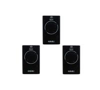 Lot de 3 Télécommandes FAAC XT2 433 SLH BLACK