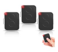 Lot de 3 Télécommandes Portail 433,92 MHz Compatible Era ONE2/ON2E/ON4E/ON1E, 2 Canaux, Télécommande Porte de Garage Rolling Code