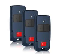 Lot de 3 Télécommandes Portail Mitto 2, 2 Canaux, 433.92 MHz Télécommande pour Portail Électrique, Compatible avec Mitto 2B RCB, Kleio, Ghibli