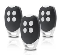 Lot de 3 télécommandes pour porte de garage 433,92 MHz - 4 canaux - Compatible avec Ditec GOL4, BIXLG4, BIXLP2, BIXLS2