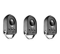 Lot de 3 Télécommandes SOMFY KEYGO IO - 4 canaux 868,95 MHz + 1 porte-clés Domobip Noir G
