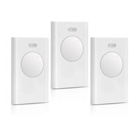 Lot de 3 télécommandes universelles FAAC 433 MHz pour portail et garage, télécommande 2 canaux compatible avec FAAC, remplacement pour modèles FAAC 433, programmation facile, distance jusqu'à 50m