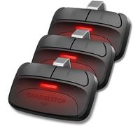 Lot de 3 télécommandes universelles pour ouvre-porte de garage - Remplacement pour LiftMaster, Chamberlain, Genie, Craftsman, Linear - Fonctionne avec 375LM, 375UT, KLIK1U - Bouton d'apprentissage et