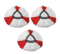 Lot de 3 Tête de Balai Serpillère Vadrouille Remplacement 2 en 1 en Microfibre Serpillère pour nettoyage des sols