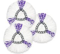 Lot de 3 têtes de balai de rechange en microfibre pour Vileda Turbo EasyWring Nettoyage en profondeur pour tous les sols et surfaces.[H60]