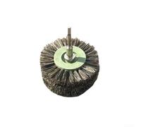 Lot de 3 têtes de brosse de polissage de 60 mm avec crinière de cochon et filament pour meuleuse rotative, crin de cheval pour nettoyage du bois, du jade et du métal (1)