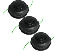 Lot de 3 têtes de débroussailleuse 198893-8 compatibles avec Makita DUR191L DUR191U DUR191U, tête de rechange pour tondeuse à gazon, taille du filetage M10 x 1,25
