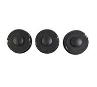 Lot de 3 têtes de débroussailleuse en nylon, 0,6 mm de diamètre, 9,6 m, bobine de rechange pré-enroulée pour GC-ET 4530, RTV 400, RTV 550, bobine de rechange pour coupe de jardin extérieur