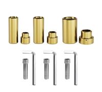 Lot de 3 têtes de moisissure pratiques sans têtes de moisissure à broder avec système de purge d'air pour souder facilement les tuyaux et réparer les murs, rénovation de maison, buse de chauffage à