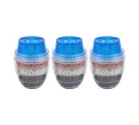 Lot de 3 têtes de pulvérisation rotatives de rechange pour robinet - Rallonge de robinet flexible avec mode mousse et pluie - Adaptateur M22 pour m24 pour mitigeur de salle de bain - Multicolore (3