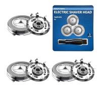 Lot de 3 Têtes de Rasage SH30/52 adaptées pour Philips Rasoirs Électriques Series 1000 2000 3000 5000 6000, Accessoires de Remplacement pour Rasoir Homme S5000 S5079 S5078