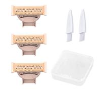 Lot de 3 têtes de rasoir de rechange pour femme pour finition Touch Flawless Nu Shaver comprend 2 brosses de nettoyage et une boîte de rangement