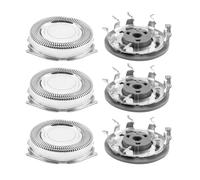 Lot de 3 têtes de rasoir de rechange pour Philips Series 1000, 3000, 5000 lames de rasage électriques SH30/50 en acier inoxydable compatibles avec Philips modèle AT8xx, AT7xx, PT7xx