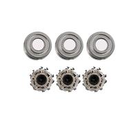 Lot de 3 têtes de rasoir électrique compatibles avec Xiaomi Mijia S500C S500 S300, remplacement du filet de rasoir MJTXD01SKS, accessoires et pièces(Silver)